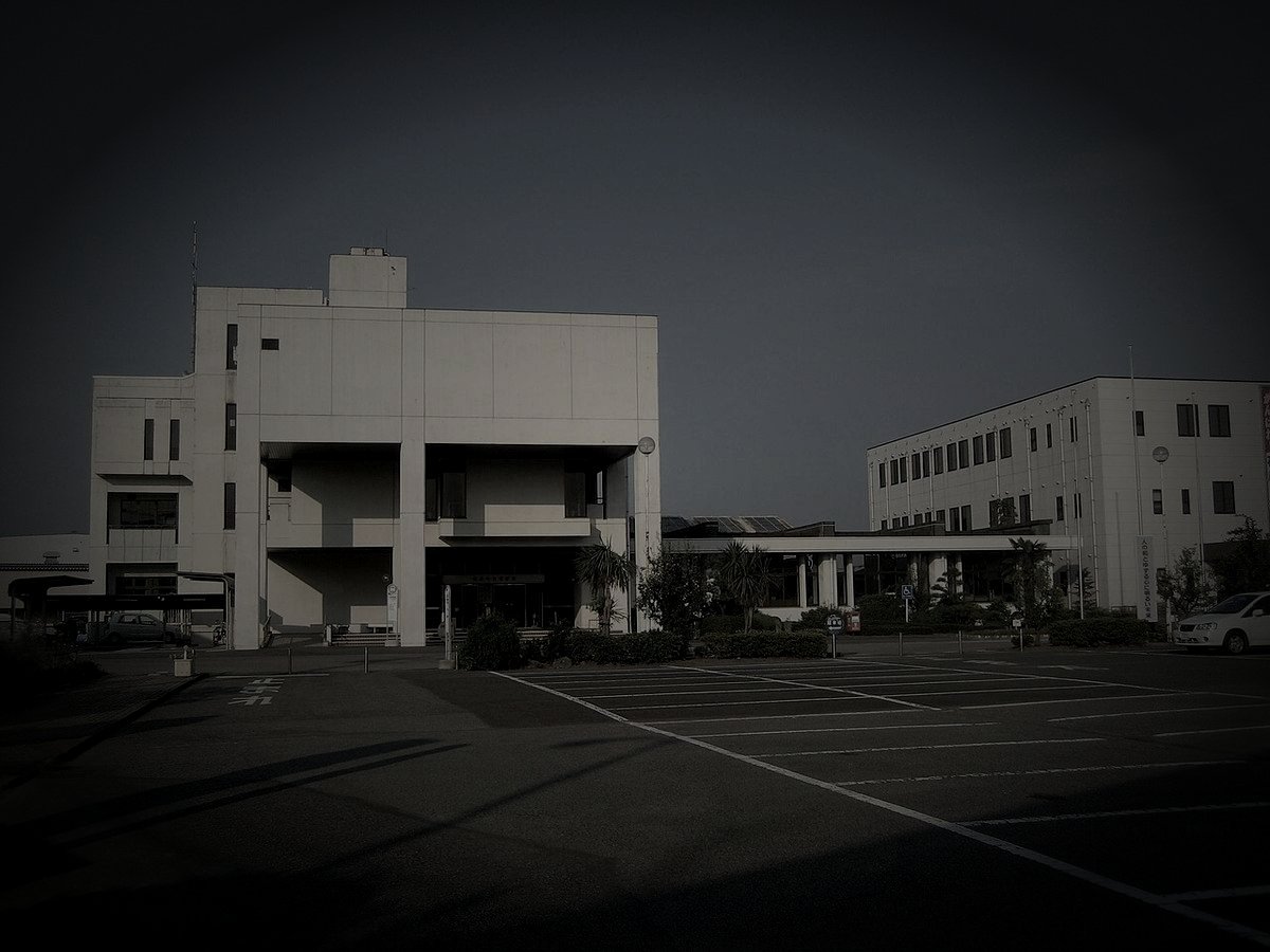 松伏町廃農村跡の怪火のイメージ（モザイク処理済み）