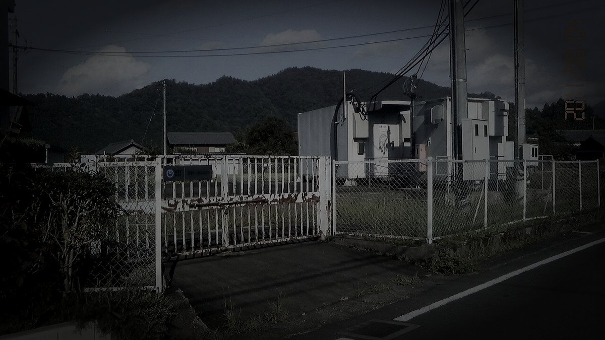 本巣市廃農村の道祖神の祟りのイメージ（モザイク処理済み）