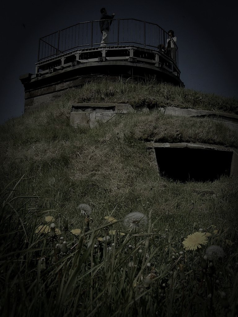 稚内の旧廃軍施設のイメージ（モザイク処理済み）