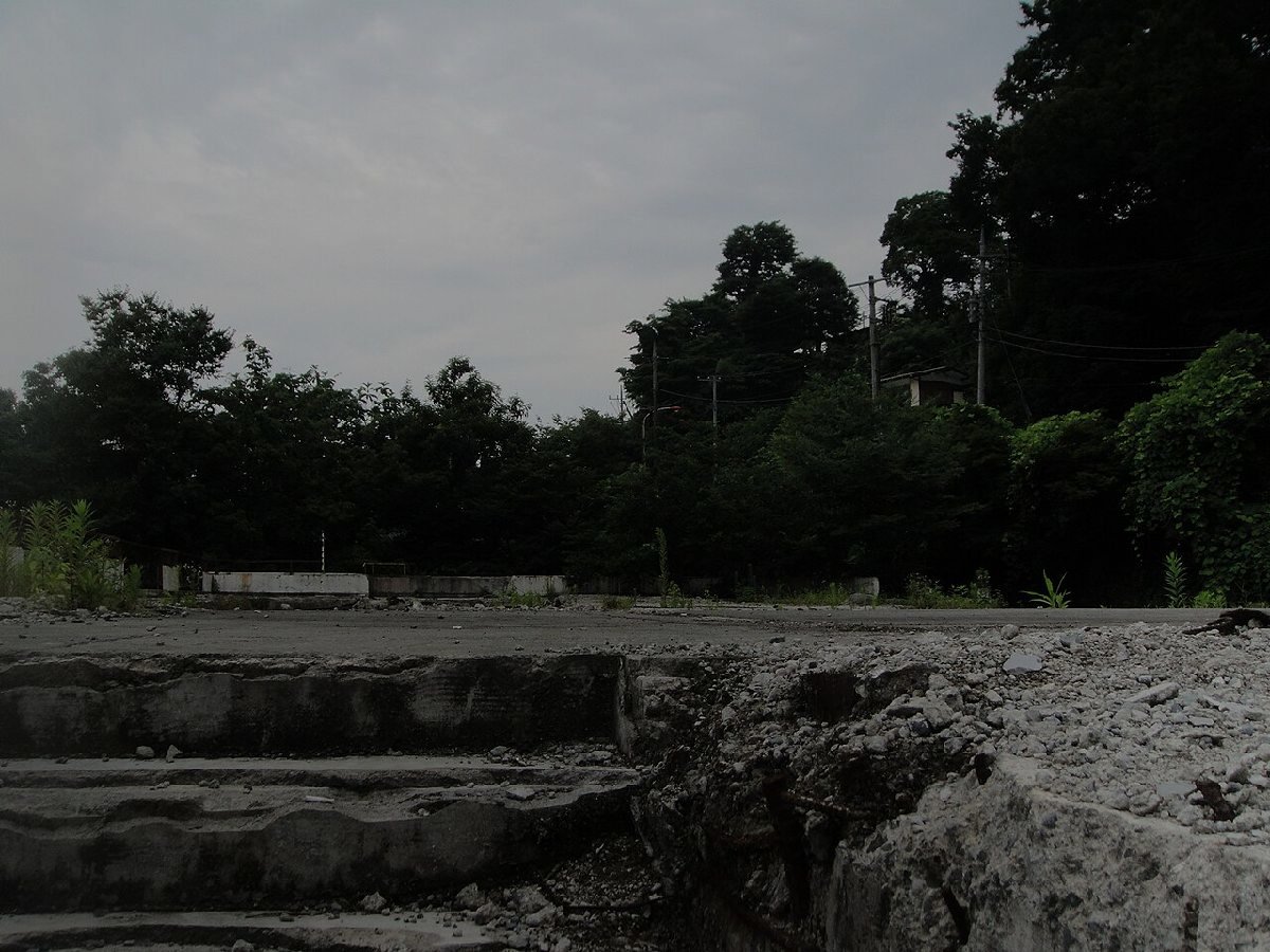 相模湖のイメージ（モザイク処理済み）