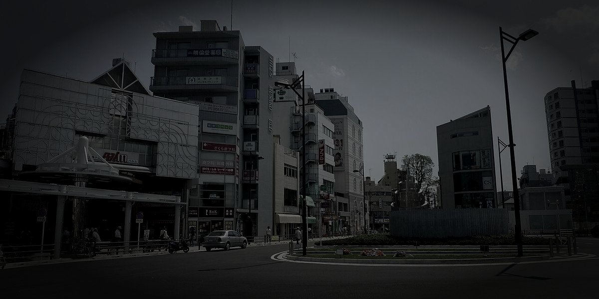 豊丘村廃農村の怪火のイメージ（モザイク処理済み）