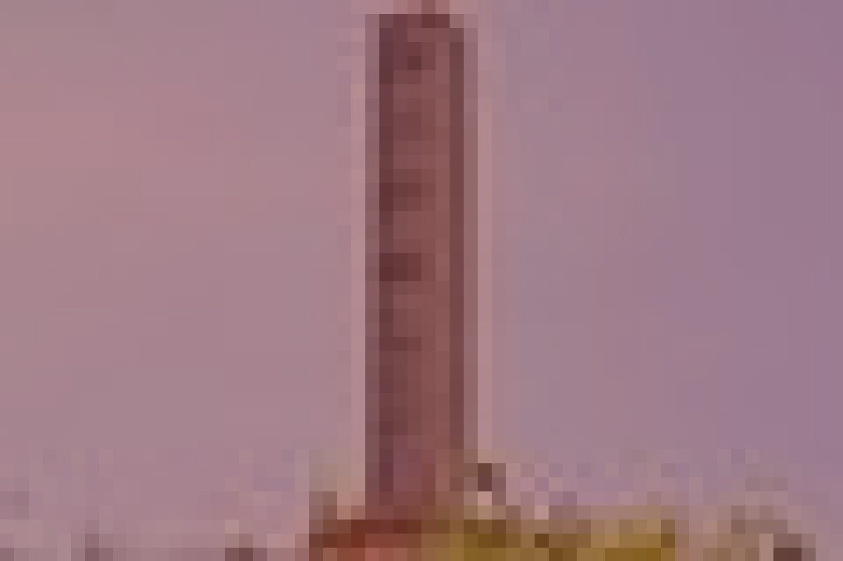 岡崎市旧岡崎城址の武者霊のイメージ（モザイク処理済み）