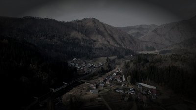 昭和村廃農村の山霊