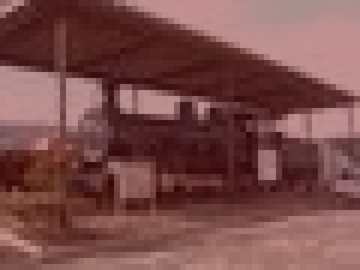 雄別炭鉱病院跡のイメージ(モザイク処理済み)