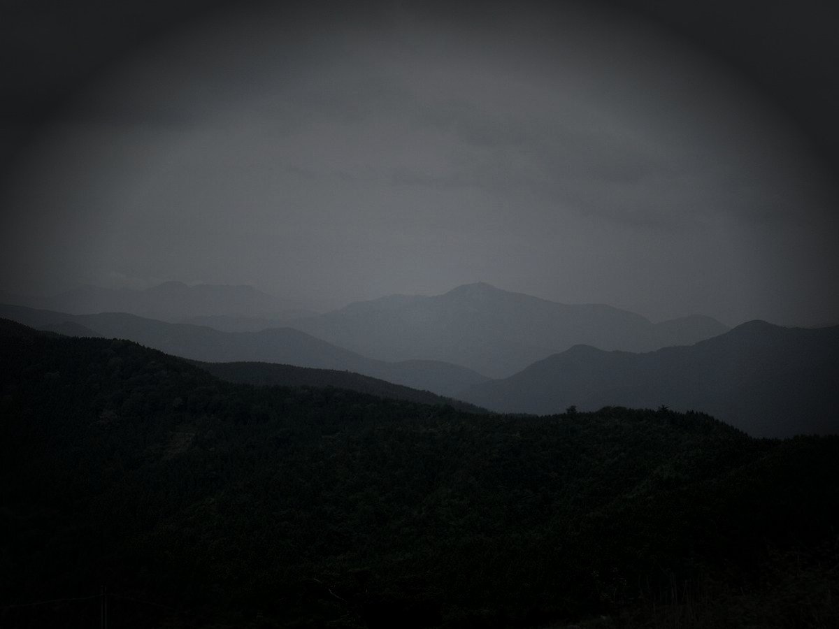 吾川郡仁淀川町の廃集落のイメージ（モザイク処理済み）