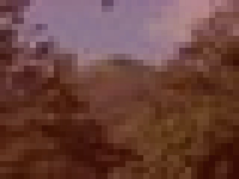 藤里町白神山地の山岳霊のイメージ（モザイク処理済み）