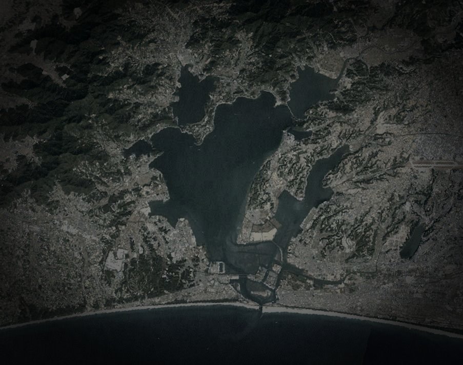 旧浜名湖廃保養施設のイメージ（モザイク処理済み）